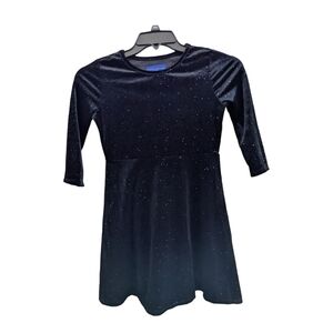 ⭐Simply Styled black sparkly dress Girls 10-12 GUC